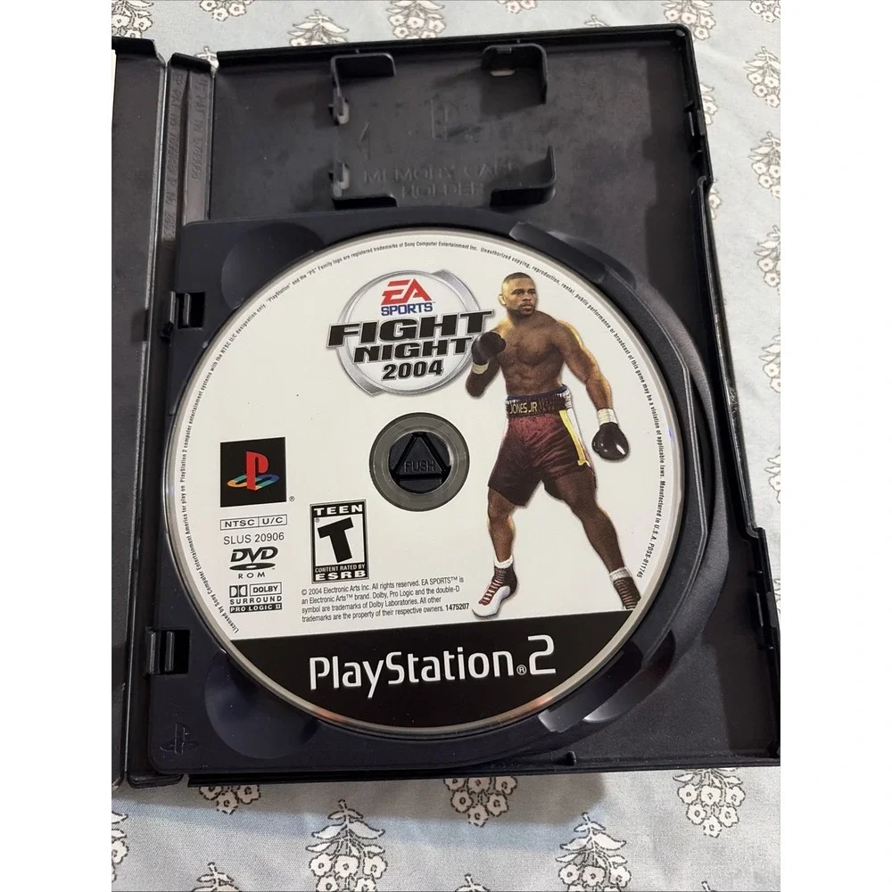 Fight Night 2004 PS2 PlayStation 2 - Complete CIB Black Label